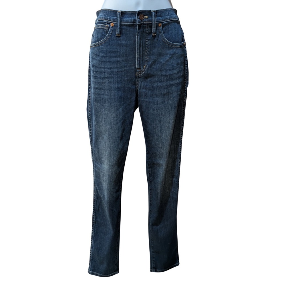 Madewell 10" High-Rise Skinny Jeans Denim Size 27 Waiste Flaw On Back Pocket